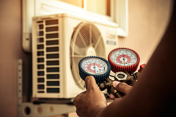 Professional Hvac Maintenance technician working in Byron, GA
